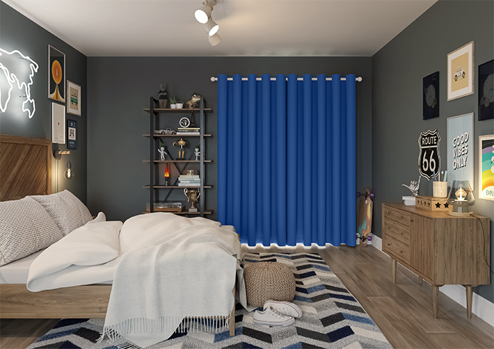 Ascot, Blue - Made to Measure Curtains - Image 15